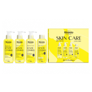 kit skin care anti acne x4 itens rhenuks