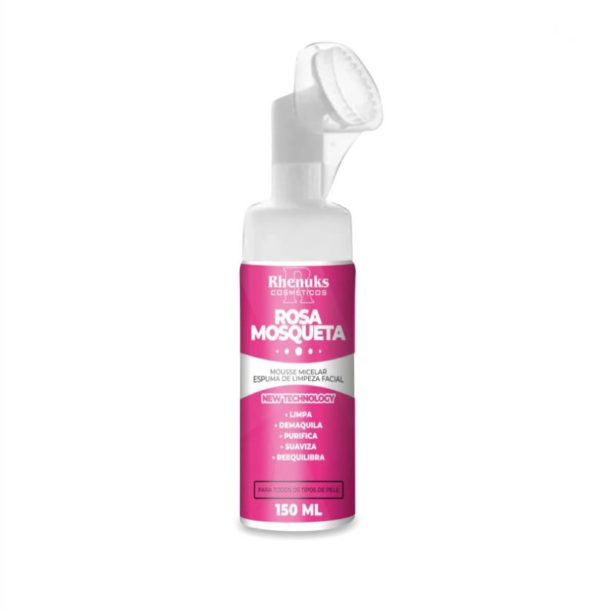 mousse micelar rosa mosqueta