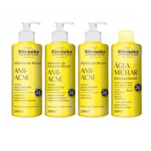 kit skin care anti acne x4 itens