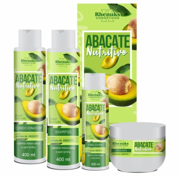 kit capilar aguacate nutritivo x4 itens