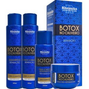 kit capilar btox no chuveiro x4 itens