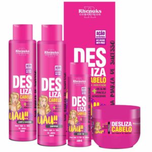 kit capilar desliza cabello x4 itens