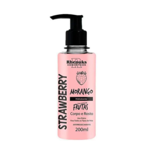 strawberry cuerpo y rostro jabon liquido 200ml