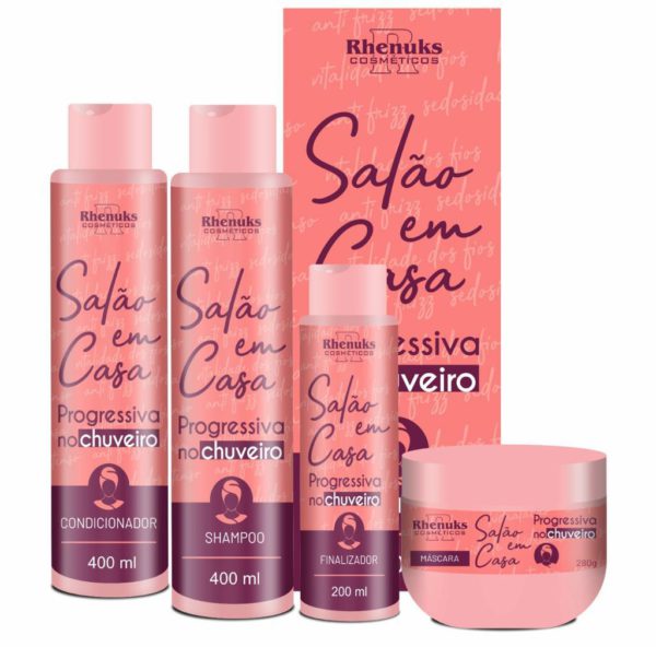 kit capilar salon en casa x4 itens
