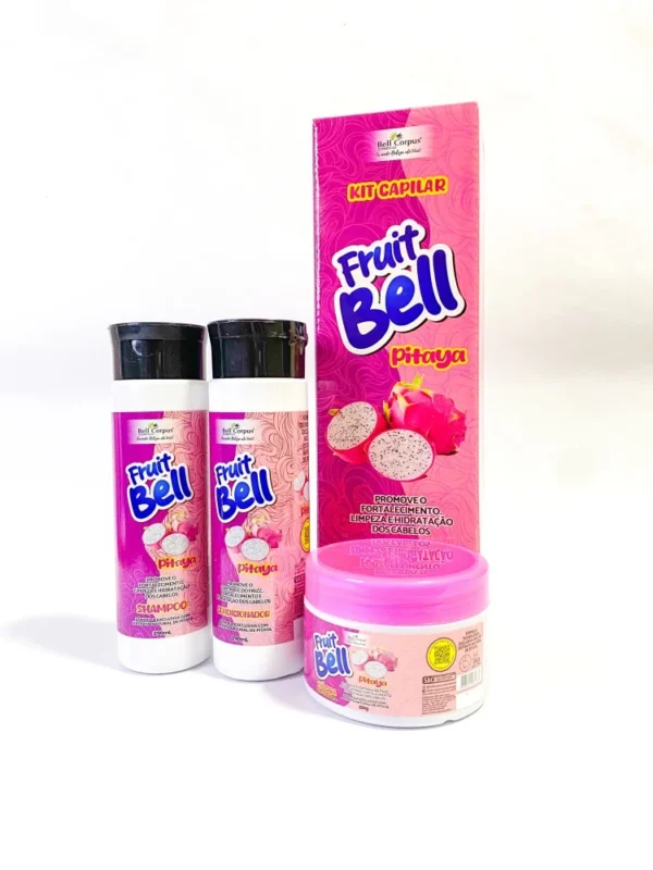 fruit pitaya kit capilar x3 itens bell