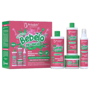 bebelo melancia kit capilar x4 itens bio