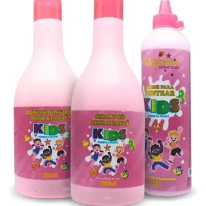 kids hidratante rosa kit ch+ac+cr p x3 itens may