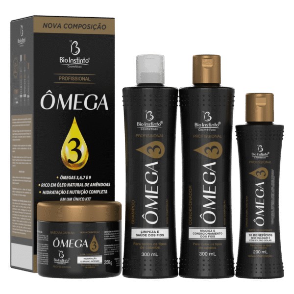 Omega 3 Kit Capilar x4 itens - Bio