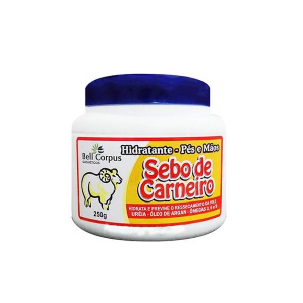 sebo de carneiro pies manos 250g bell