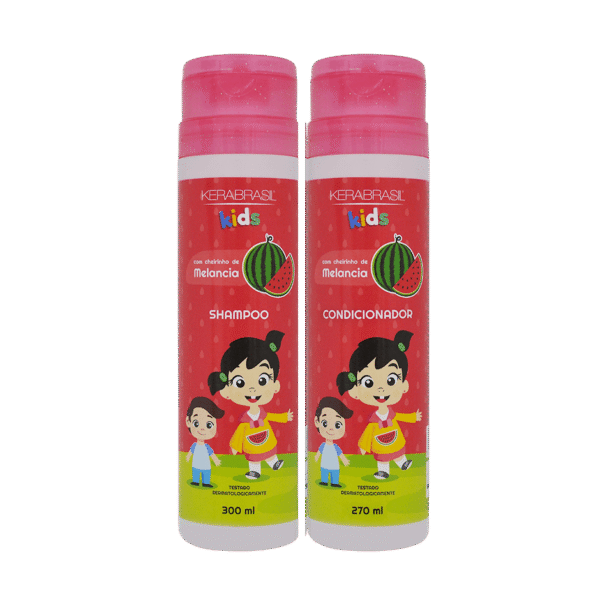 kit capilar infantil ch 300ml + ac 270ml kera