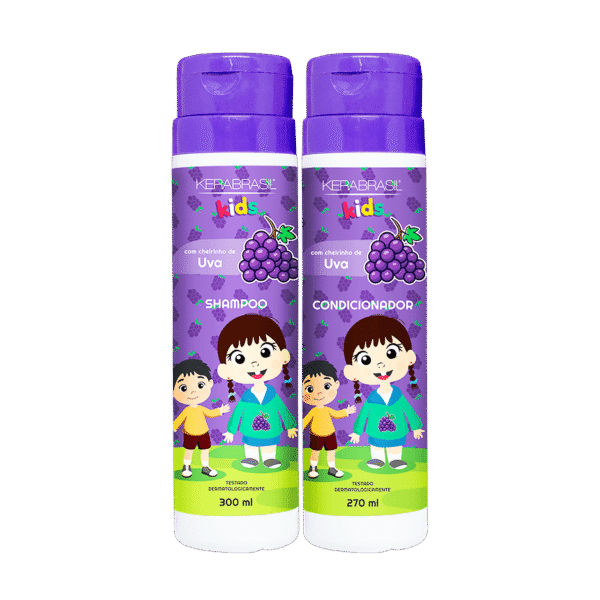 kit capilar infantil ch 300ml + ac 270ml kera
