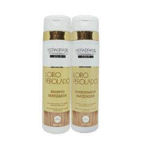 kit loiro perolado ch 300ml + ac 270ml kera
