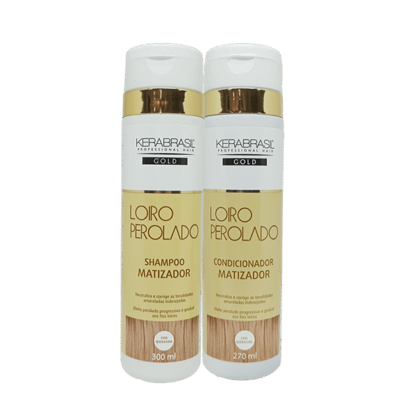 kit loiro perolado ch 300ml + ac 270ml kera