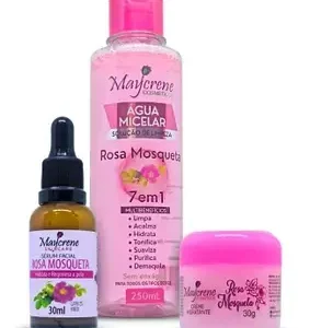 rosa mosqueta skin care x3 itens maycrene