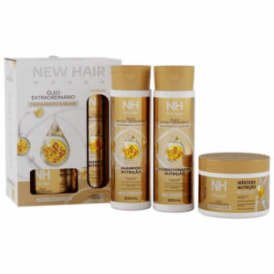 aceite extraordinario kitx3 itens ch300ml+ac300ml+masc.300g belkit