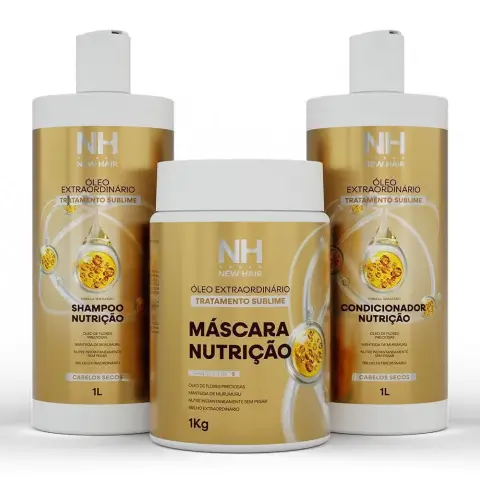 extraordinario new hair kit capilar ch+ac 1l. belkit