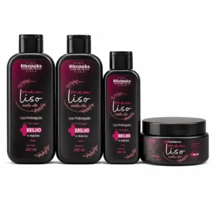 baño brillante kit capilar x4 itens rhenuks