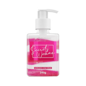 secret woman gel hidratante fresa c/ crema 240g belkit