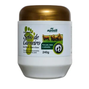 sebo de carneiro pies, manos, codos 240g apinil