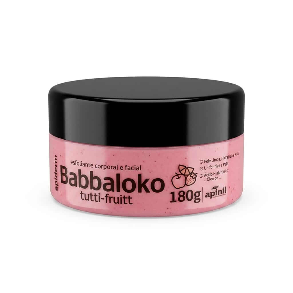 babbaloko tutti frutti exfoliante corporal y facial 180g apinil babbaloko tutti frutti exfoliante corporal y facial 180g apinil