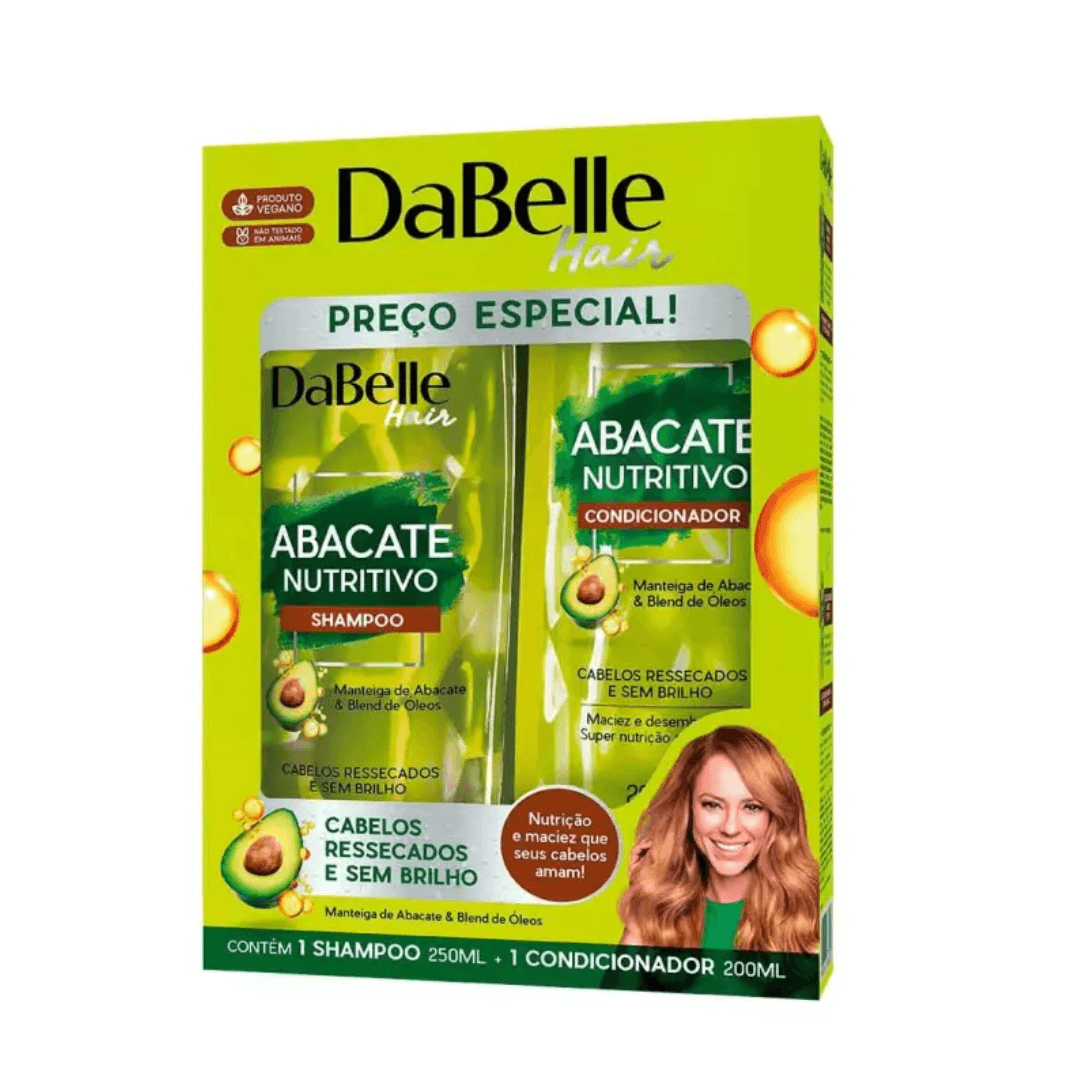 aguacate nutritivo kit sh250ml + ac175ml dabelle