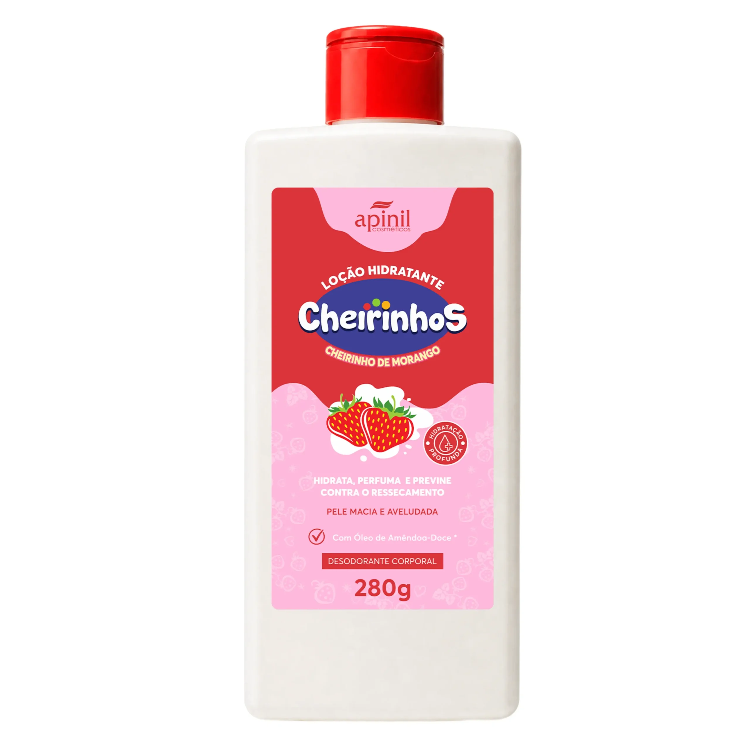 cheirinhos fresa corporal 280g apinil cheirinhos fresa corporal 280g apinil