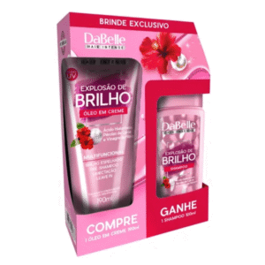 explosion de brillo kit aceite en crema + champú dabelle