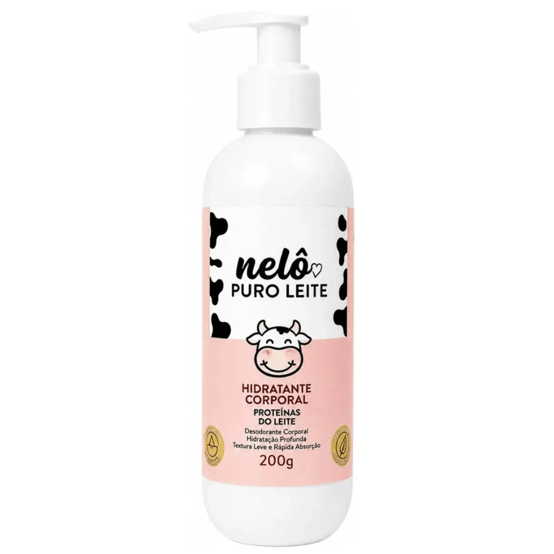 puro leite hidratante corporal 200ml nelõ
